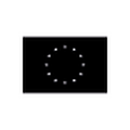 Drapeau européen (noir et blanc)